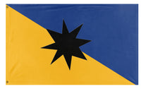 A mockup of the custom flag 'principality of equina flag' on a white background