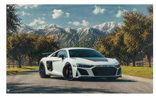 A mockup of the custom flag 'r8 flag' on a white background