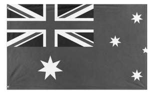 A mockup of the custom flag 'test flag' on a white background