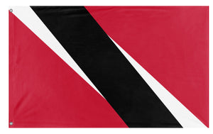 A mockup of the custom flag 'trinidad/tobago flag' on a white background