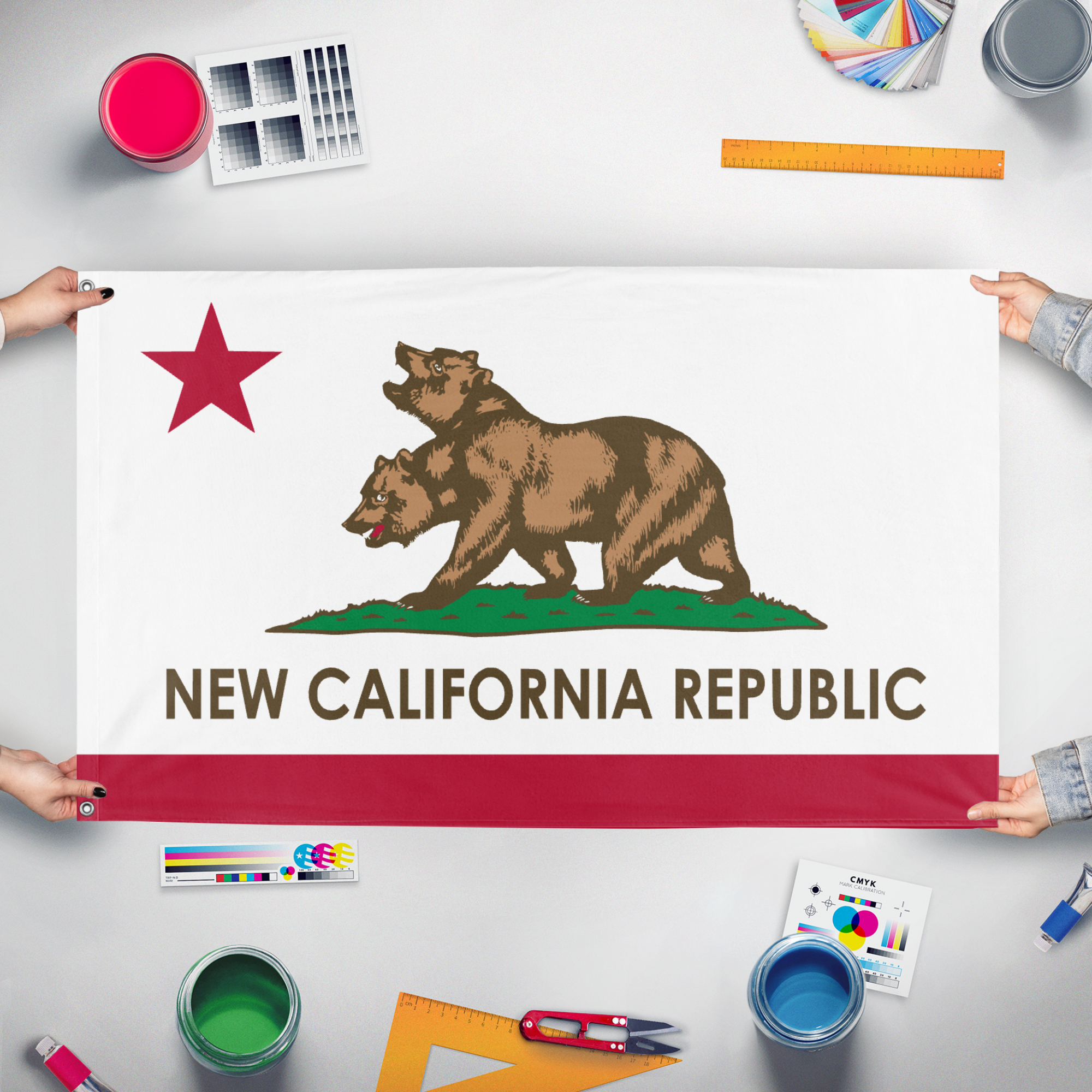 2026 New California Republic flag (Fallout) – Flagmaker & Print