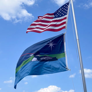 Minnesota Laser Loon flag (Minnesota)