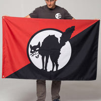 Sabot Cat flag (Industrial Workers of the World - IWW)