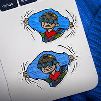 Life Has Many Doors Fedboy - Stickers