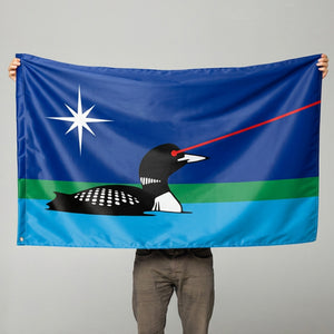 Minnesota Laser Loon flag (Minnesota)
