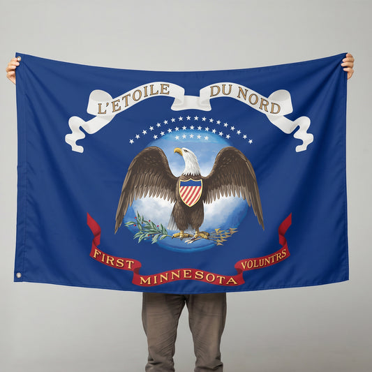 1st Minnesota Volunteer Infantry Regiment flag (Reproduction)