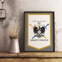 S2 Night's Watch Brigade Flag [Custom Order]