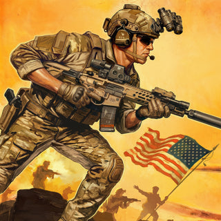U.S. Military Poster Commissions - 'Over the Top with the U.S Army'