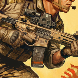 U.S. Military Poster Commissions - 'Over the Top with the U.S Army'