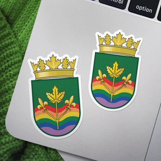 Atlantic Canadian Pride Flag - Sticker Sheet