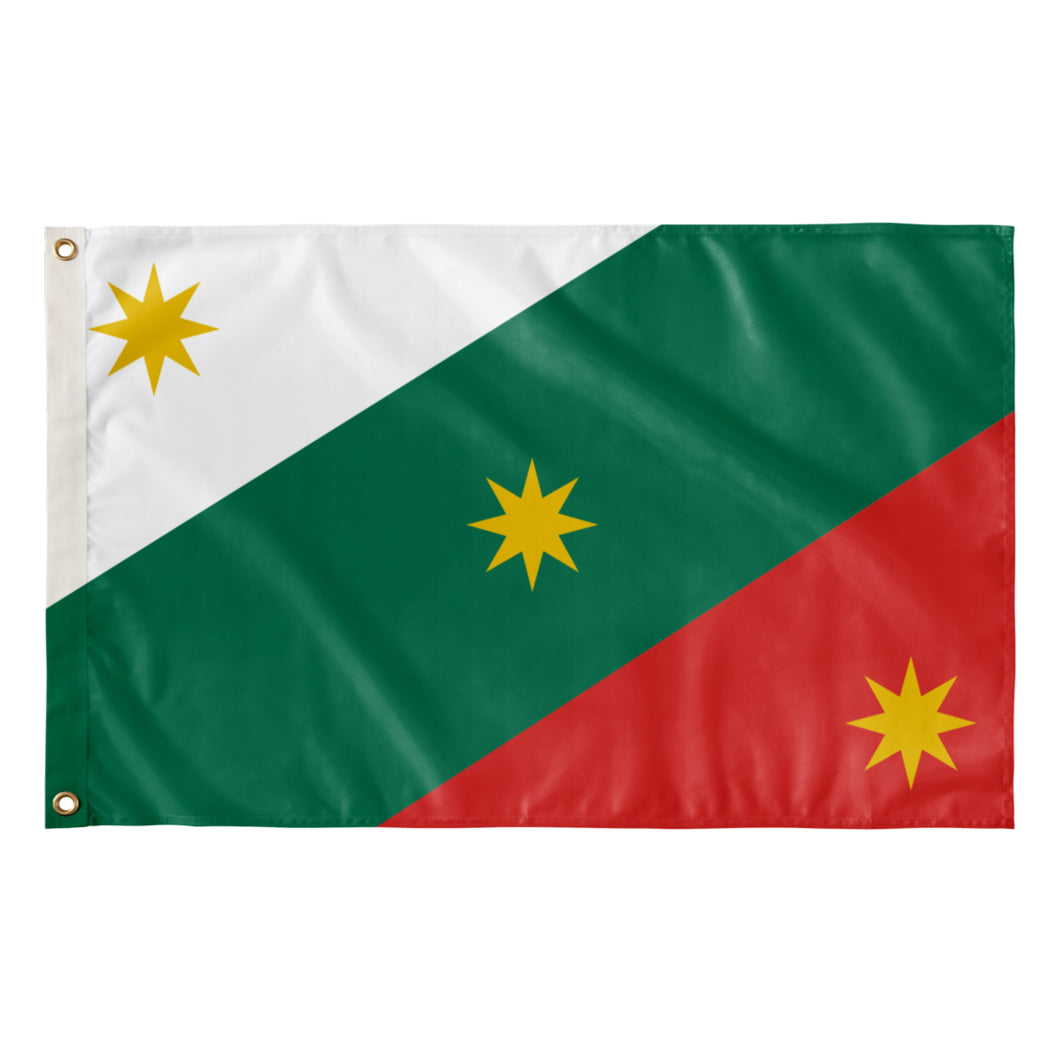 Trigarante flag (José Magdaleno Ocampo)