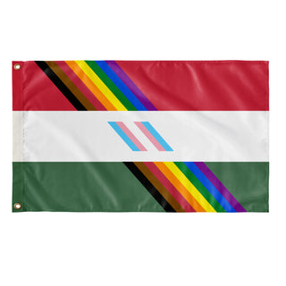Hungary LGBT+ flag (L. Schroer)