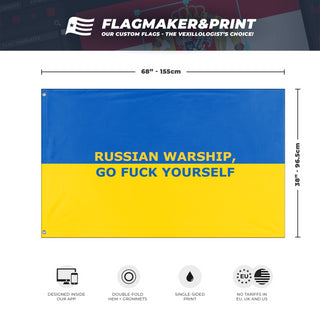 Ukraine support flag (Help Ukraine)