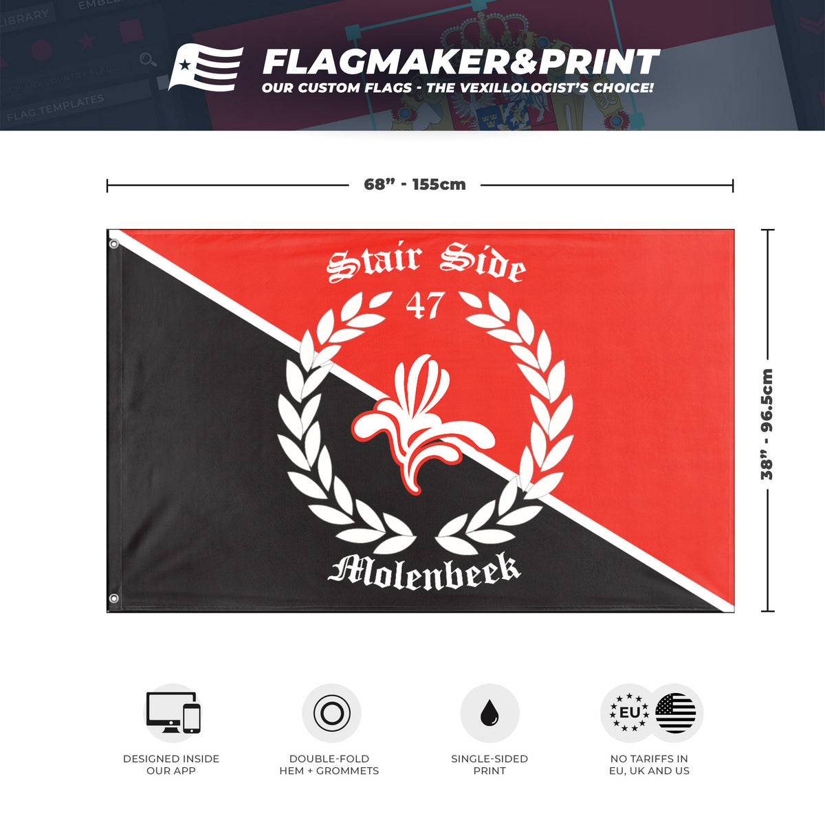 StairSide flag (Cedric) (Hidden) – Flagmaker & Print