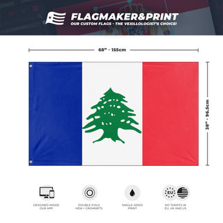 french mandate of Lebanon flag (max)
