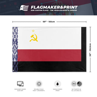 Byelorussian Empire flag (Flag-Mashup-Bot)