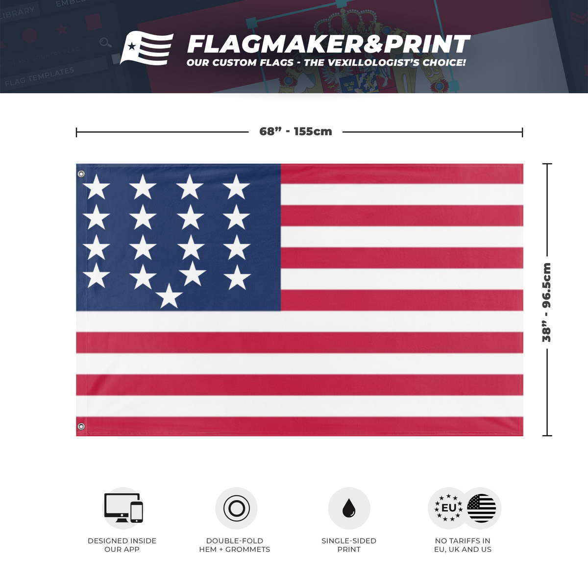 Western United States flag (NKai) – Flagmaker & Print