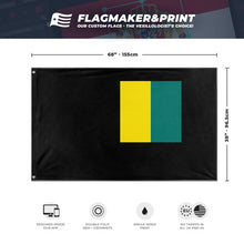 Load image into Gallery viewer, Mozambince flag (Flag-Mashup-Bot)