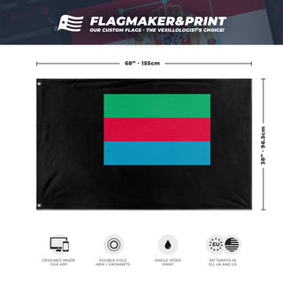 Russian Azerbaijan flag (Flag Mashup Bot)