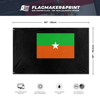 Burkina Niger flag (Flag Mashup Bot)