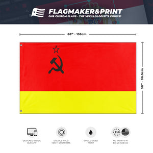 Spain Soviet Socialist Republic flag (Flag Mashup Bot)