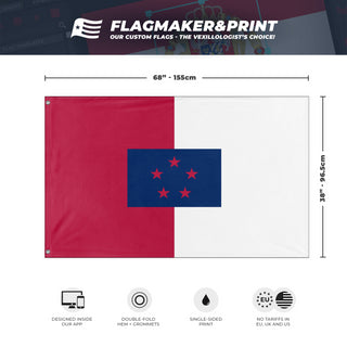 United States of Franceville flag (Flag Mashup Bot)