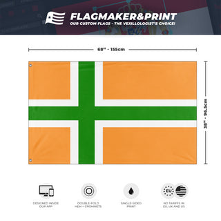 Svalbard and Jan India flag (Flag Mashup Bot)