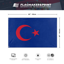 Load image into Gallery viewer, South Georgia and the South Sandwich Turkey flag (Flag Mashup Bot)