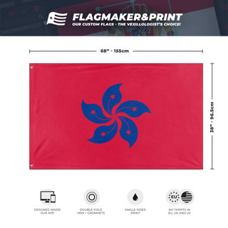 Hong Nepal flag (Flag Mashup Bot)