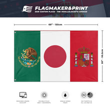 Load image into Gallery viewer, Mexican,Japanese,Spain Flag (Ezrahite)