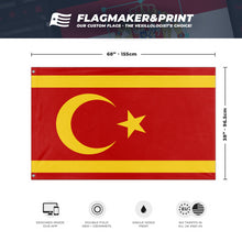 Load image into Gallery viewer, Turkish Union flag (Flag Mashup Bot)