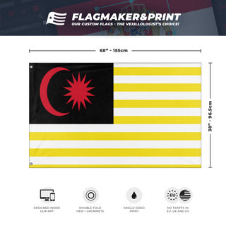 Brunei Malaysia flag (Flag Mashup Bot)