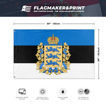 Load image into Gallery viewer, Governorate of Estonia flag (AlkalineSlime)