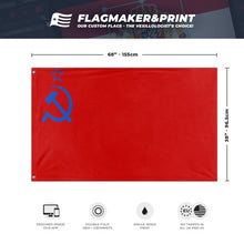 Load image into Gallery viewer, Soviet Soviet Socialist Republic flag (Flag Mashup Bot)