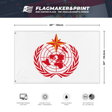 Load image into Gallery viewer, World Meteorological Montenegro flag (Flag Mashup Bot)