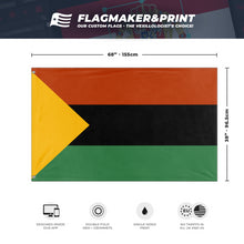 Load image into Gallery viewer, Hejambique flag (Flag Mashup Bot)