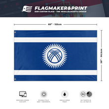 Load image into Gallery viewer, Democratic Kygrystan  flag (Helloman444)