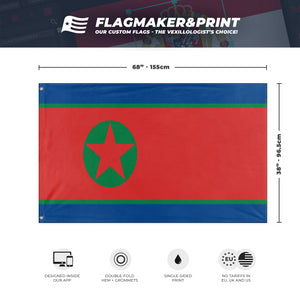 Democratic People's Republic of Seychelles flag (Flag Mashup Bot)