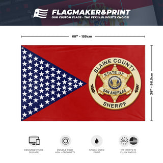 The new Blaine County Sheriff Office flag (M.J.W)