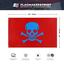 Load image into Gallery viewer, Russian Soviet Federative Socialist Pirate flag (Flag Mashup Bot)