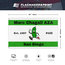 Load image into Gallery viewer, Marc Chagall&#39;s Official Chapter Flag (EItan Maman)