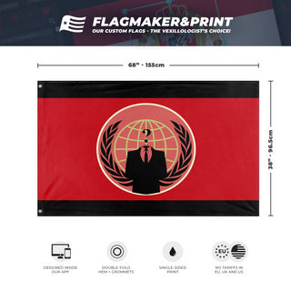 Most Serene Republic of Anonymous flag (Flag Mashup Bot)