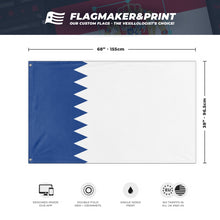 Load image into Gallery viewer, Qatherlands flag (Flag Mashup Bot)