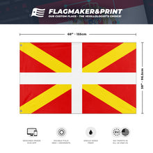 Load image into Gallery viewer, Basque Gdansk flag (Flag Mashup Bot)