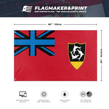 Load image into Gallery viewer, Antigua and Anguilla flag (Flag Mashup Bot)