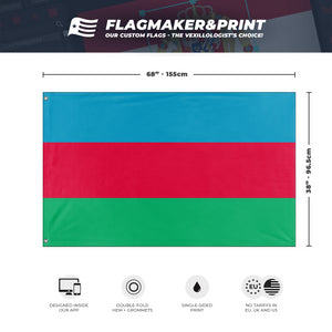 Azerbainia flag (Flag Mashup Bot)