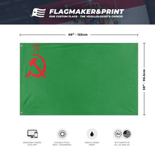 Load image into Gallery viewer, Soviet Kurdistan flag (Flag Mashup Bot)