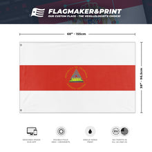 Load image into Gallery viewer, Russian Nicaragua flag (Flag Mashup Bot)