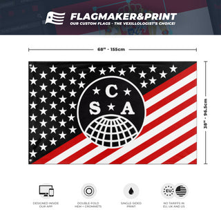 the Combined Syndicates of America Main  flag (M.J.W)