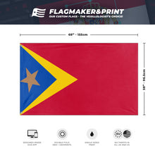 Load image into Gallery viewer, Republic of Timor-Leste flag (Flag Mashup Bot)